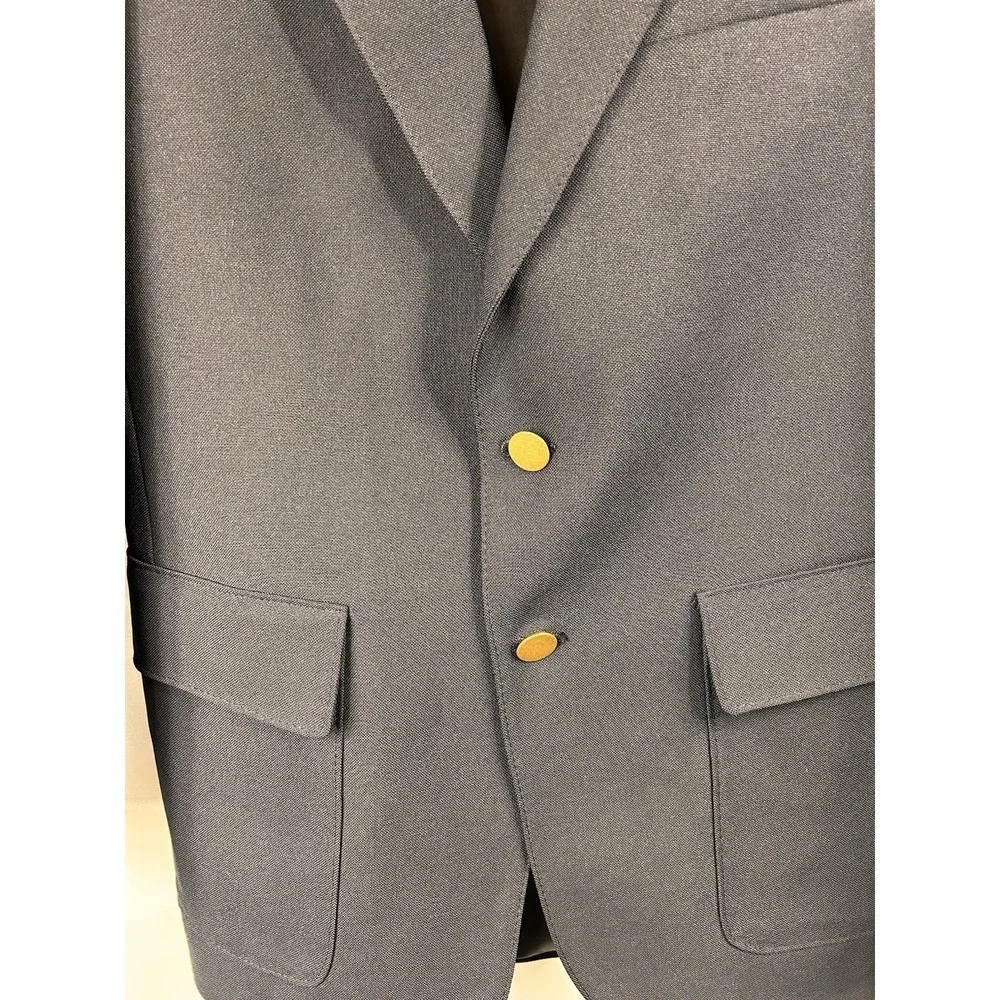Vintage Levi's Men's‎ 38R Action Suit Blazer Navy Blue Sport Coat Classic Preppy